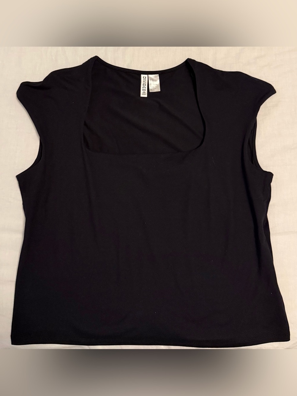 H&M Black Square Neck Tank